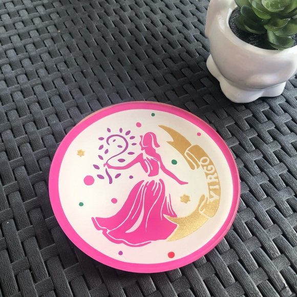 C. Wonder - Pink Virgo Trinket Dish ♍️ - Picture 1 of 8